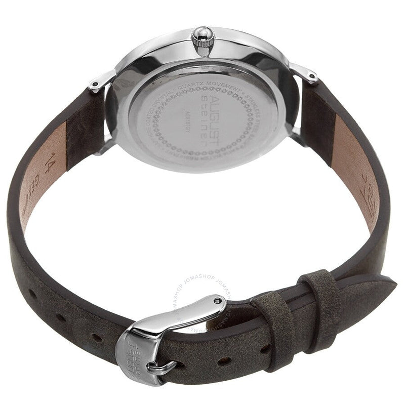 August Steiner Quartz White Dial Ladies Watch AS8187GY - The Watches Men & Co #4