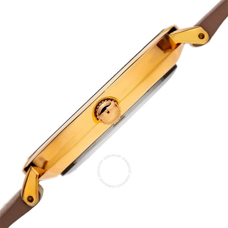 August Steiner Quartz White Dial Ladies Watch AS8187YGBR - The Watches Men & Co #3