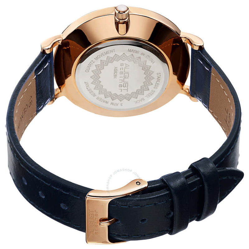 August Steiner Quartz White Dial Men's Watch AS8284RGBU - The Watches Men & Co #4