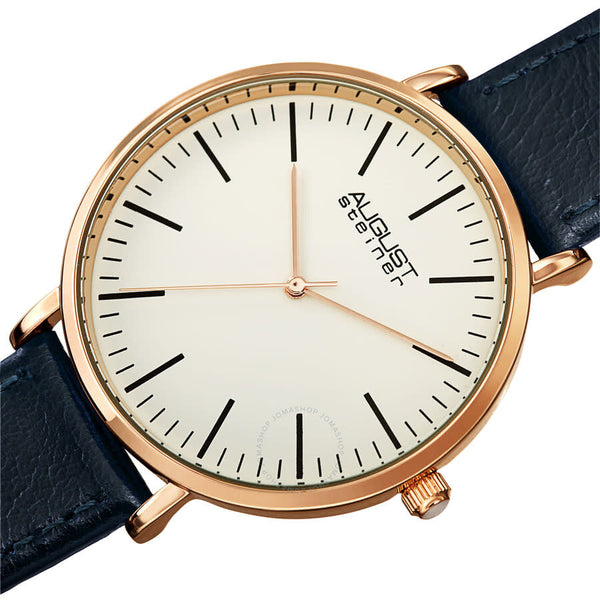 August Steiner Quartz White Dial Men's Watch AS8284RGBU - The Watches Men & Co #2