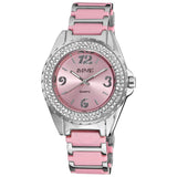 August Steiner Silver-tone Ladies Watch AS8036PK - The Watches Men & Co