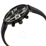 August Steiner Urbane Multifunction Black Dial Men's Watch AS8212BK - The Watches Men & Co #2