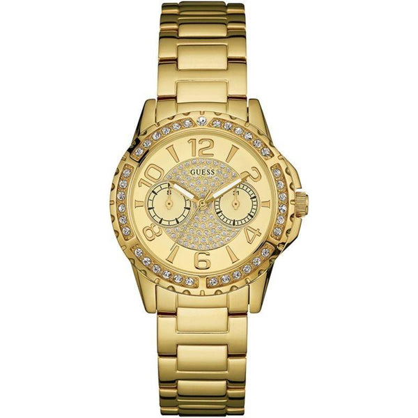 Guess Diamond All Gold Ladies Watch W0705L2