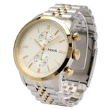 Fossil Townsman Chronograph Silver Dial FS4785 (DEFECT)