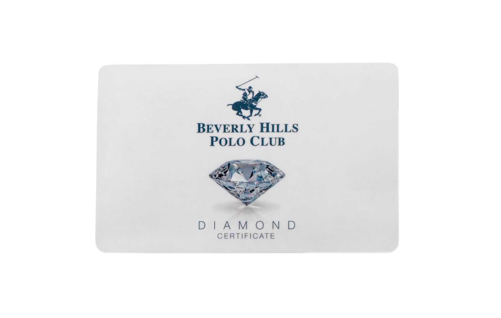 Beverly Hills Polo Club diamond certificate for BP3312X.130 watch