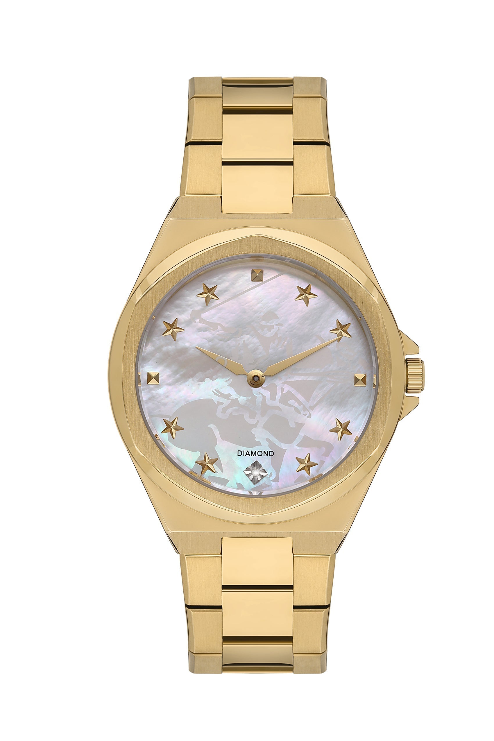 BEVERLY HILLS POLO CLUB Gold & MOP Diamond Watch – BP3570X.120 - Watch