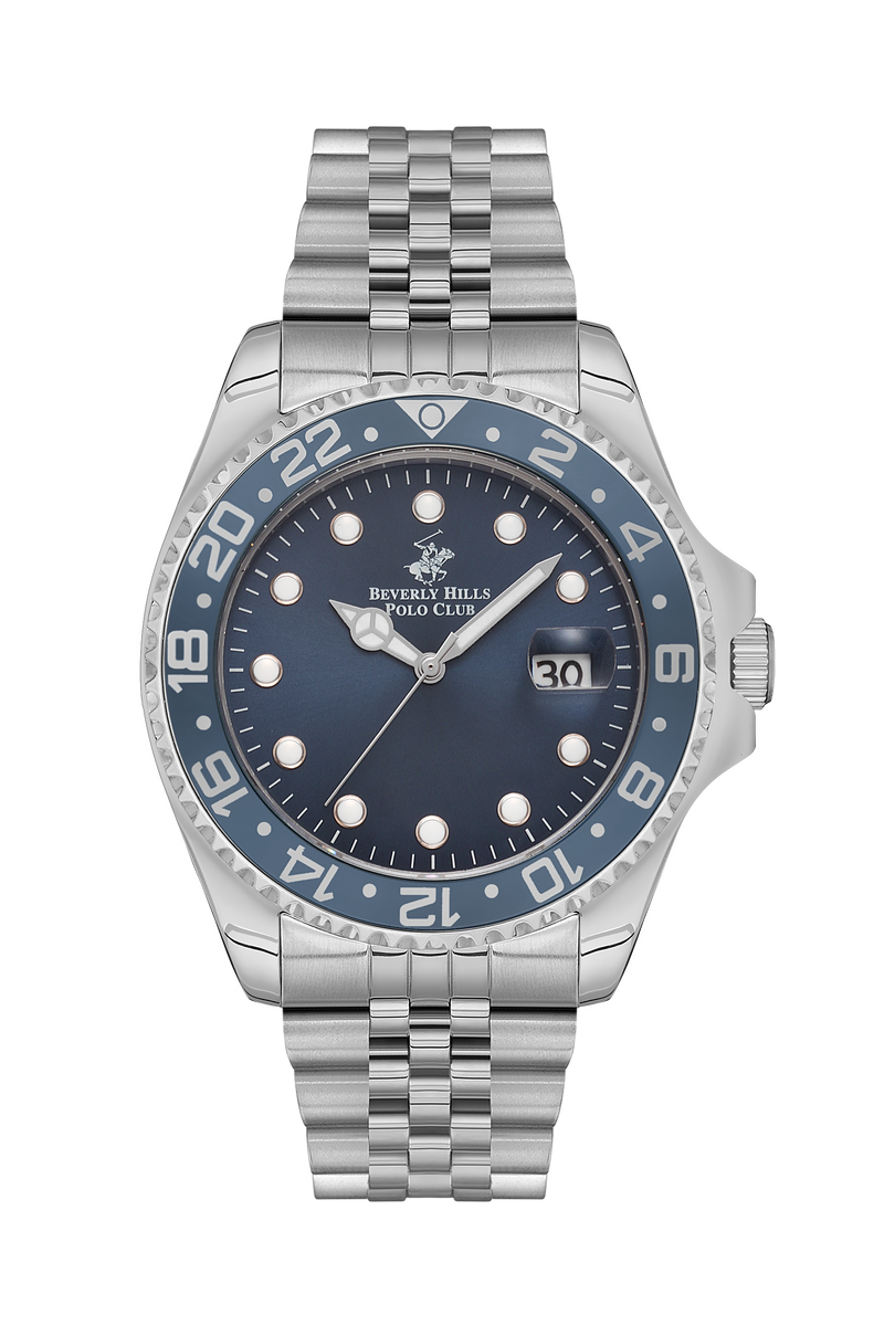 BEVERLY HILLS POLO CLUB Men’s Analog Dark Blue Dial Watch – BP3126X.390 - Watch