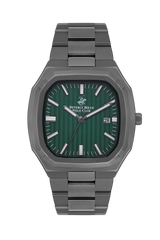 BEVERLY HILLS POLO CLUB Men’s Analog Green Dial Watch – BP3547X.070 - Watch