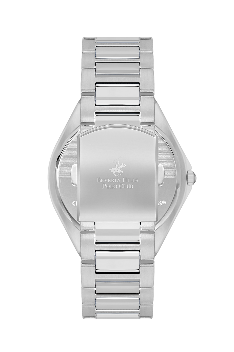 BEVERLY HILLS POLO CLUB Men’s Silver Analog Metal Watch – BP3545X.370 - Watch