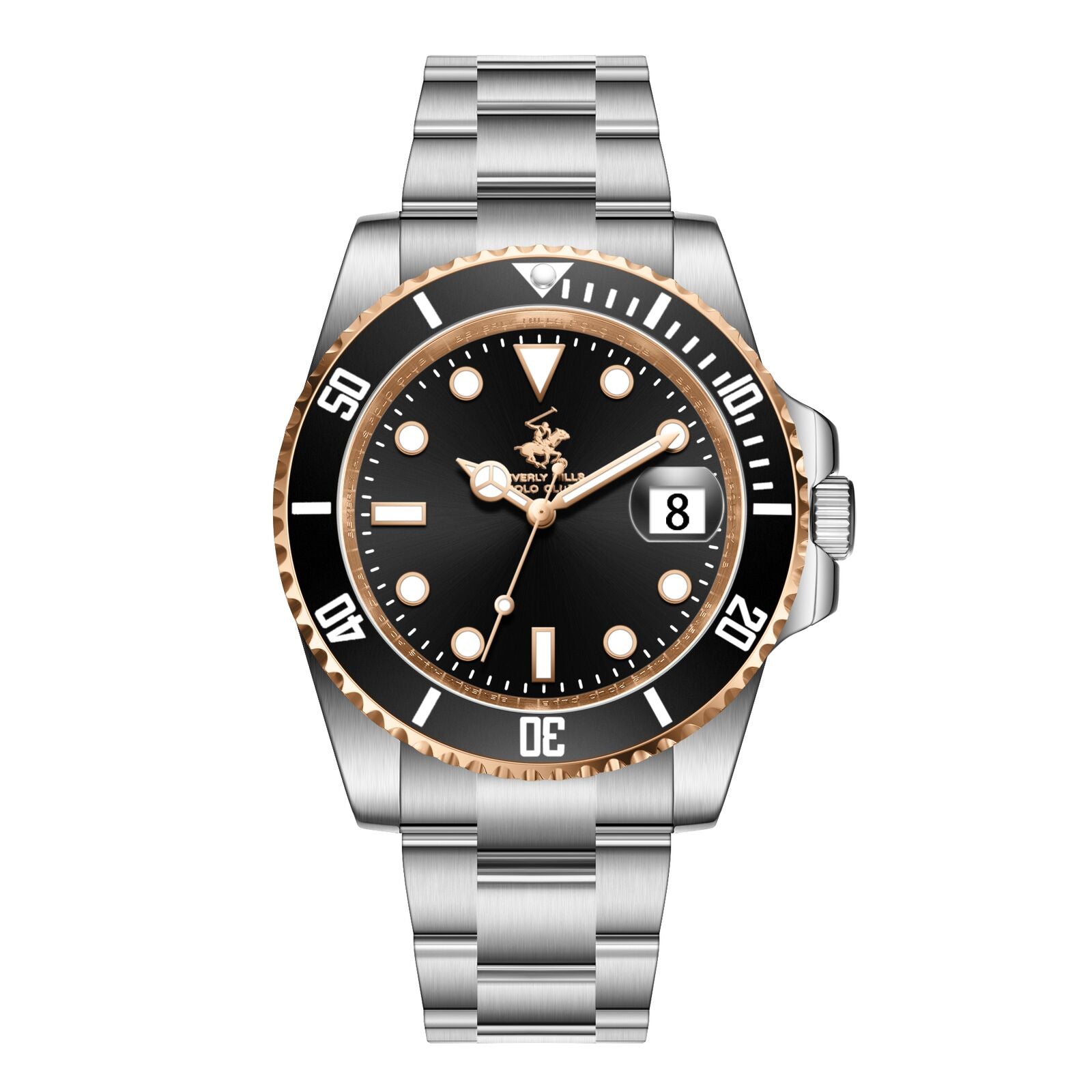 Beverly Hills  Polo Club Metallic Stainless Steel Men's Watch - BP3791X.550 BP3791X.550 - Image 1