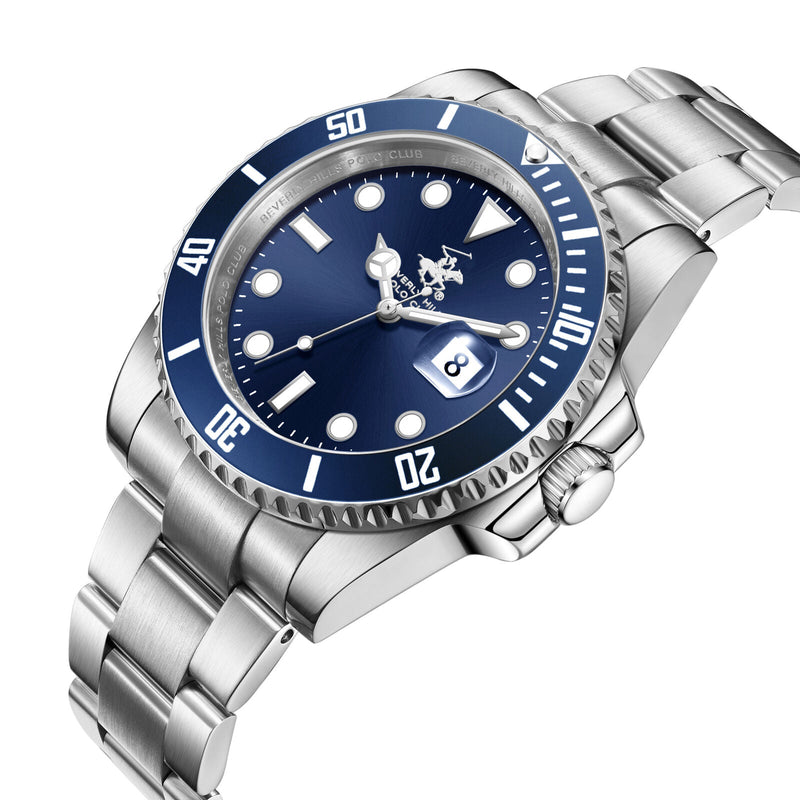 Beverly Hills Polo Club Metallic Stainless Steel Men's Watch - BP3791X.390 BP3791X.390 - Image 2