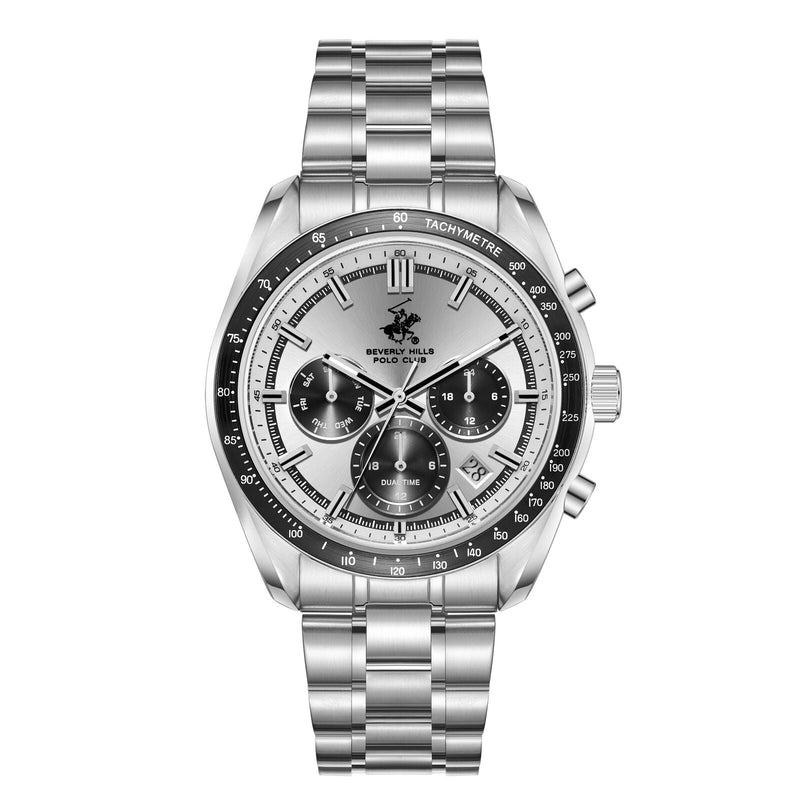 Beverly Hills Polo Club Silver Men's Watch - BP3814X.330 BP3814X.330 - Image 1