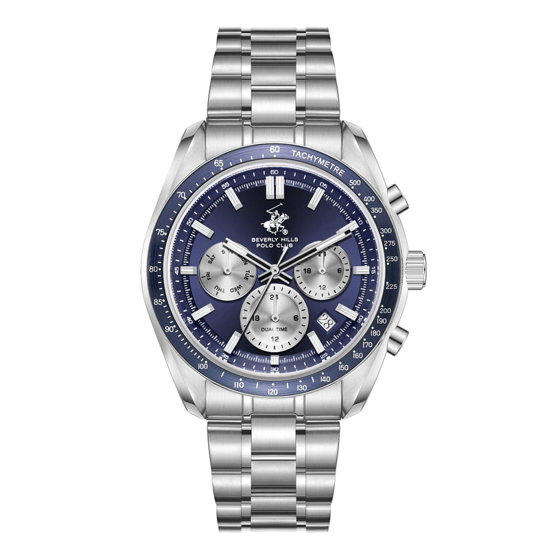 Beverly Hill Polo Club Silver Men's Watch - BP3814X.390 BP3814X.390 - Image 1