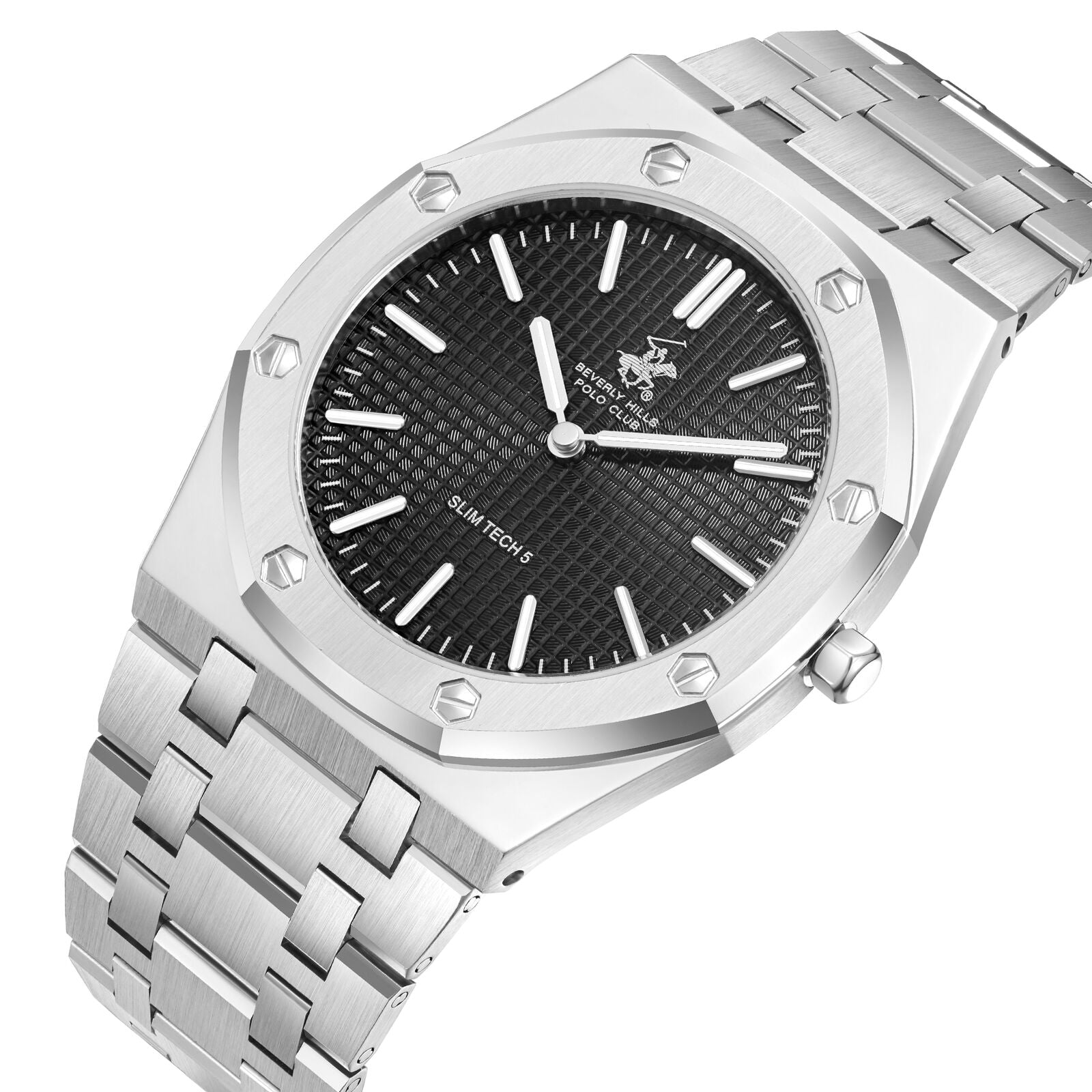 Beverly Hills Polo Club Silver Men's Watch - BP3825X.350 BP3825X.350 - Image 2