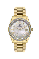 BEVERLY HILLS POLO CLUB Women’s 36 MM Gold Analog Stainless Steel Watch – BP3592C.120 - Watch