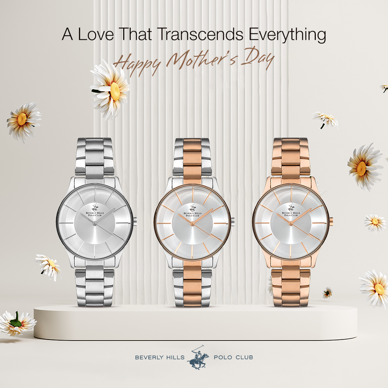 BEVERLY HILLS POLO CLUB Women’s Analog Silver Sunray Dial Watch – BP3286X.430 - Watch