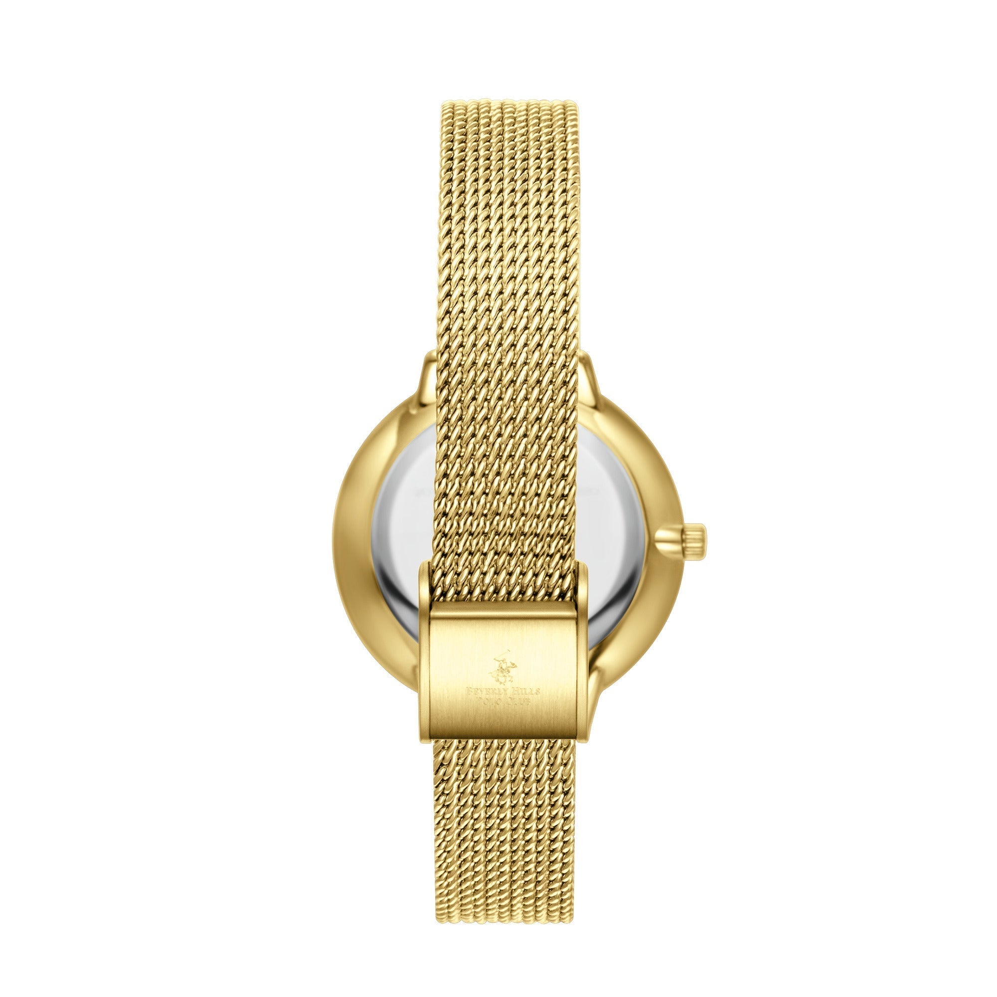 BEVERLY HILLS POLO CLUB Women’s Gold Mesh Diamond Watch – BP3312X.130 - Watch