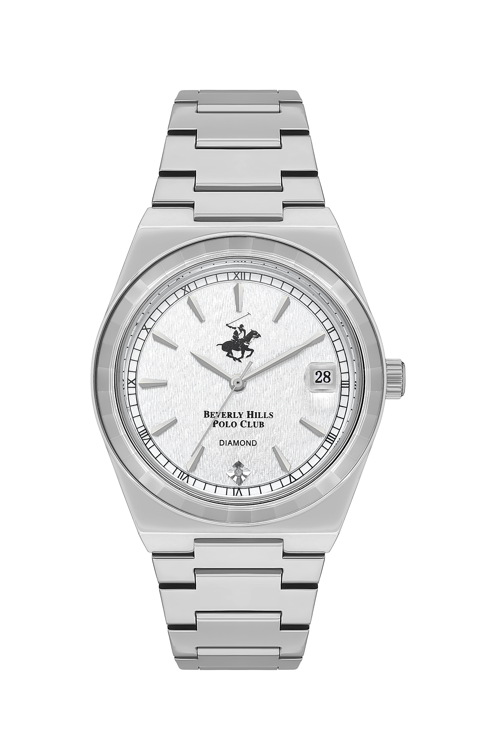 BEVERLY HILLS POLO CLUB Women’s White Dial Diamond Watch – BP3562C.330 - Watch