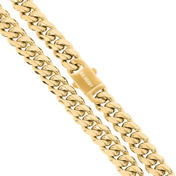 Big Daddy 10MM Cuban Link 18K Gold Chain - Chain