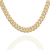 Big Daddy 10MM Iced Out Cuban Link Gold Chain - Chain