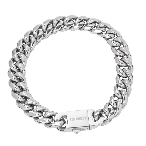 Big Daddy 12MM Cuban Link Stainless Steel Bracelet - Bracelet