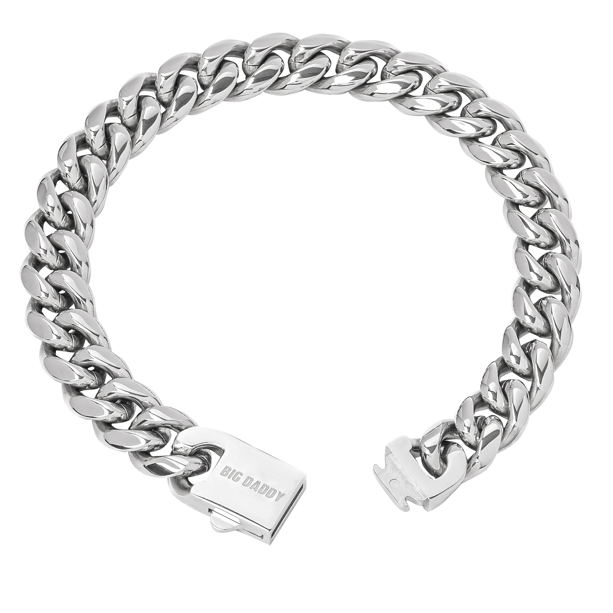 Big Daddy 12MM Cuban Link Stainless Steel Bracelet - Bracelet