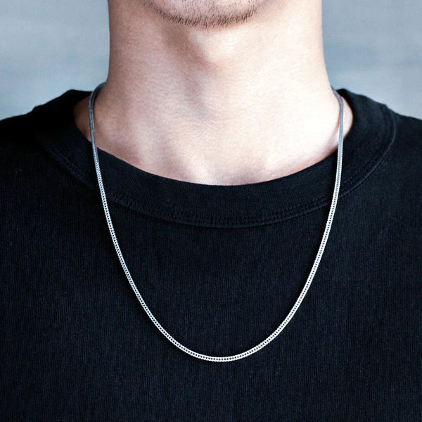 Big Daddy 2.5mm Men’s Rope Silver Chain - Chain