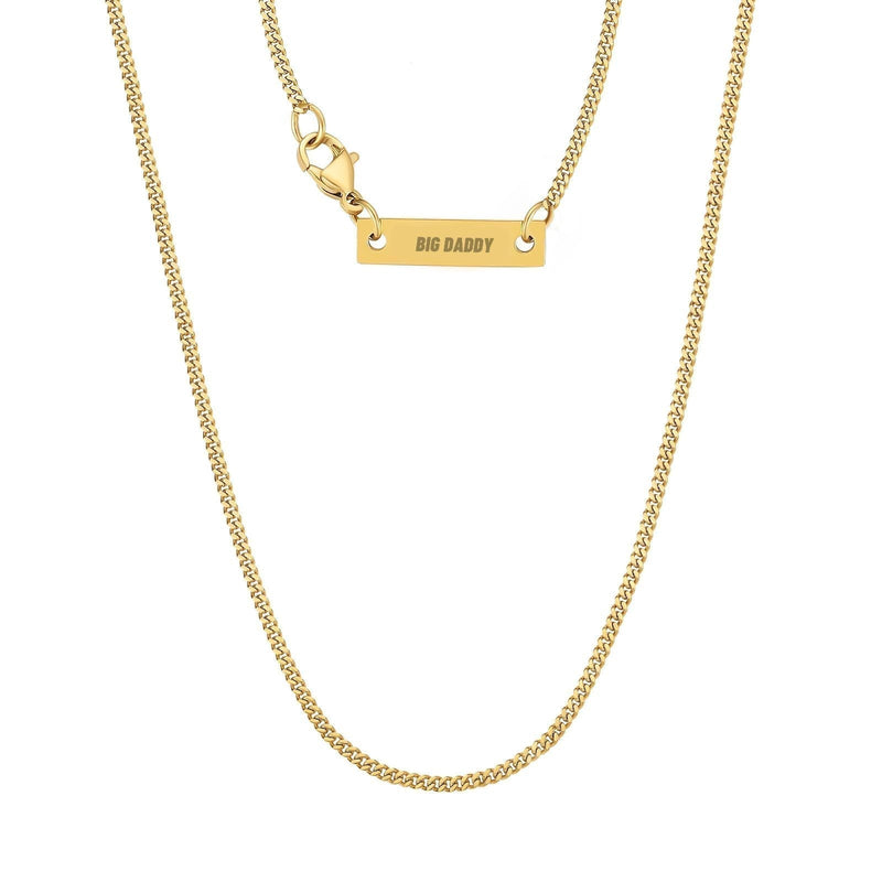 Big Daddy 2mm Cuban Gold Chain - Chain