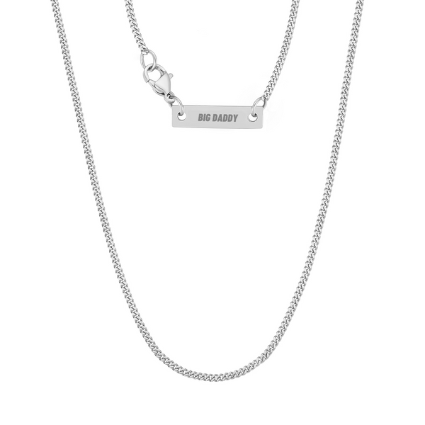 Big Daddy 2mm Cuban Silver Chain - Chain