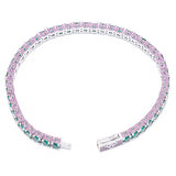 Big Daddy 4MM Silver Green Tennis Bracelet - Bracelet