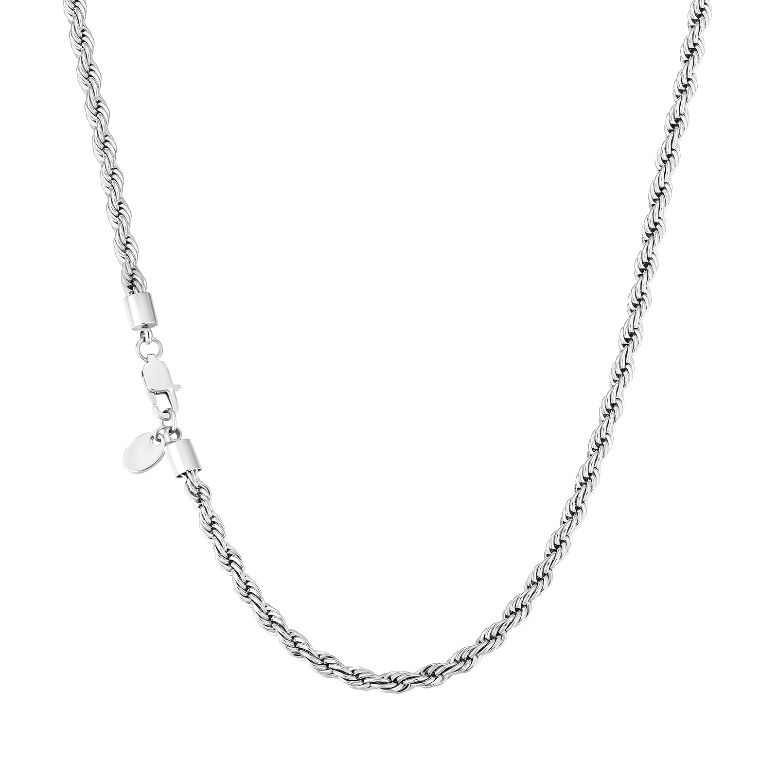Big Daddy 4mm Stainless Steel Silver Rope Chain - Chain