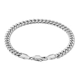 Big Daddy 5mm Cuban Link Silver Bracelet - Bracelet