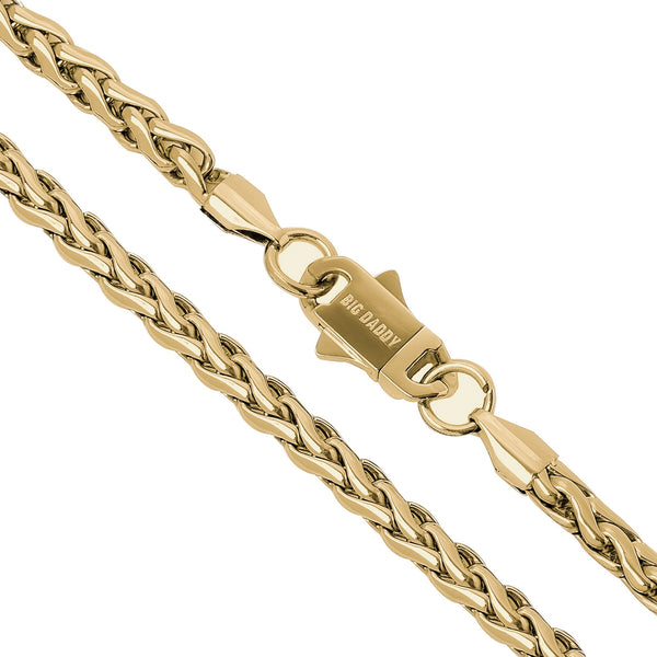 Big Daddy 5MM Gold Spiga Rope Chain - Chain