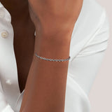 Big Daddy 5mm Rope Chain Silver Bracelet - Bracelet