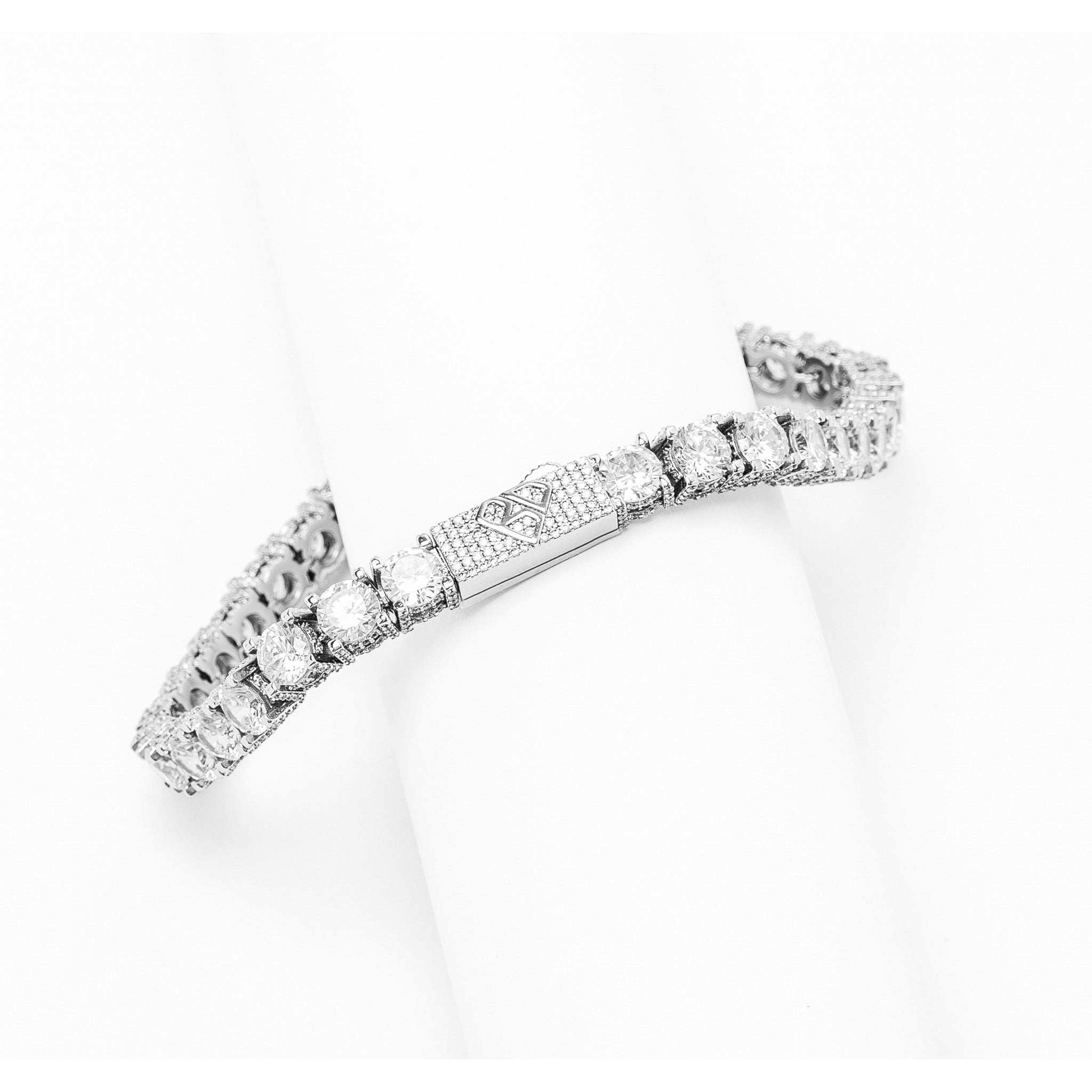 Big Daddy 6MM Diamond Silver Tennis Bracelet - Bracelet