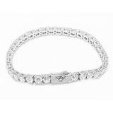 Big Daddy 6MM Diamond Silver Tennis Bracelet - Bracelet