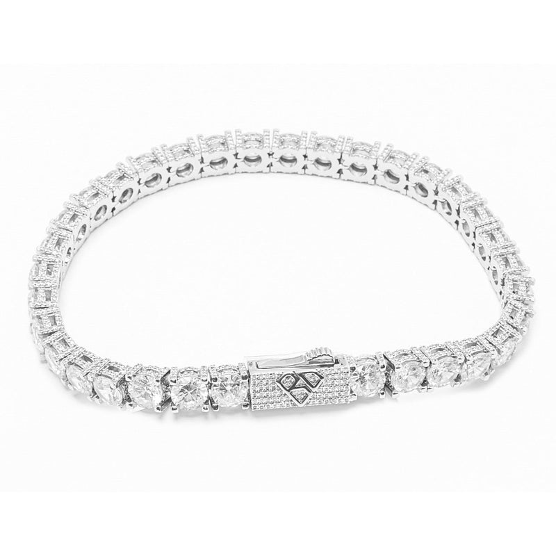 Big Daddy 6MM Diamond Silver Tennis Bracelet - Bracelet
