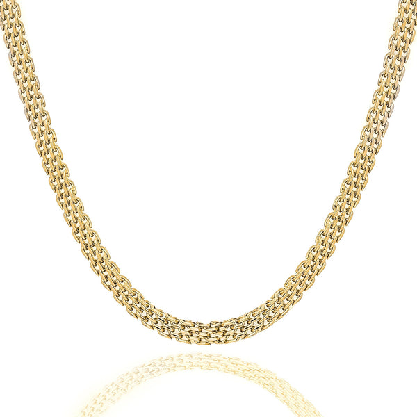 Big Daddy 6MM Gold Flat Herringbone Chain - Chain