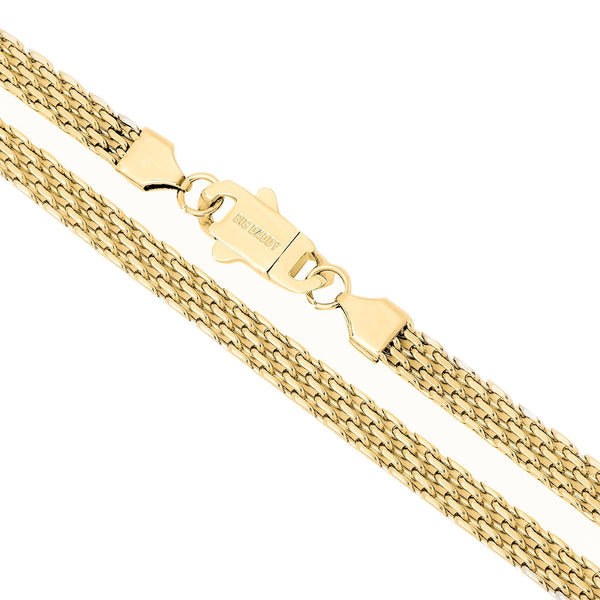 Big Daddy 6MM Gold Flat Herringbone Chain - Chain