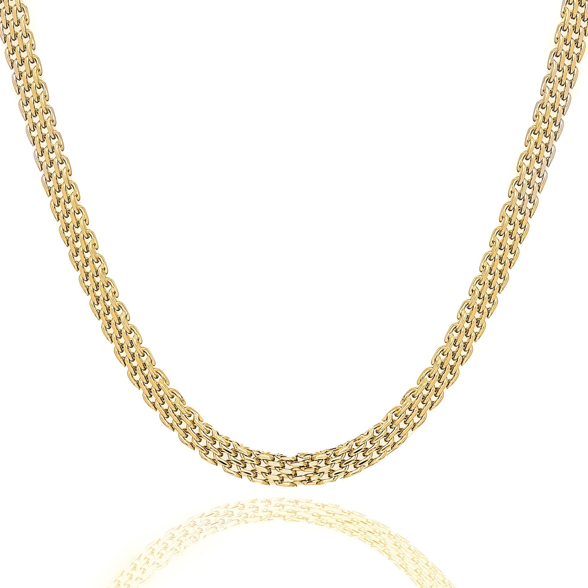 Big Daddy 6MM Gold Flat Herringbone Chain