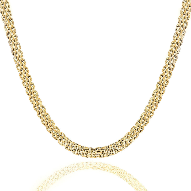 Big Daddy 6MM Gold Flat Herringbone Chain