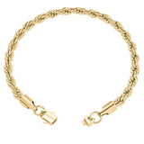Big Daddy 6MM Gold Rope Bracelet - Bracelet