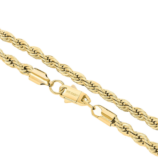 Big Daddy 6MM Gold Rope Chain - Chain