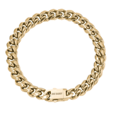 Big Daddy 8MM Cuban Link 18K Gold Bracelet - Bracelet