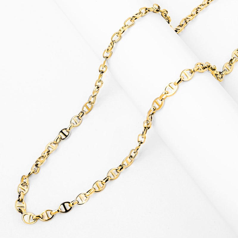 Big Daddy 8MM Gold Mariner Link Chain - Chain