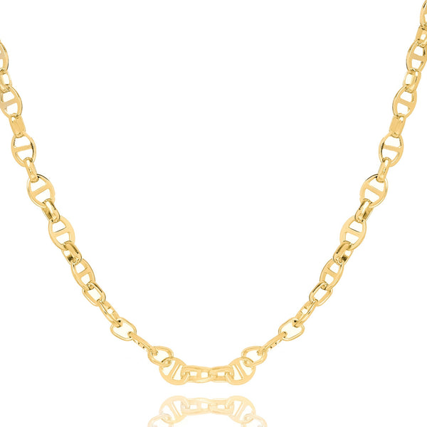 Big Daddy 8MM Gold Mariner Link Chain - Chain