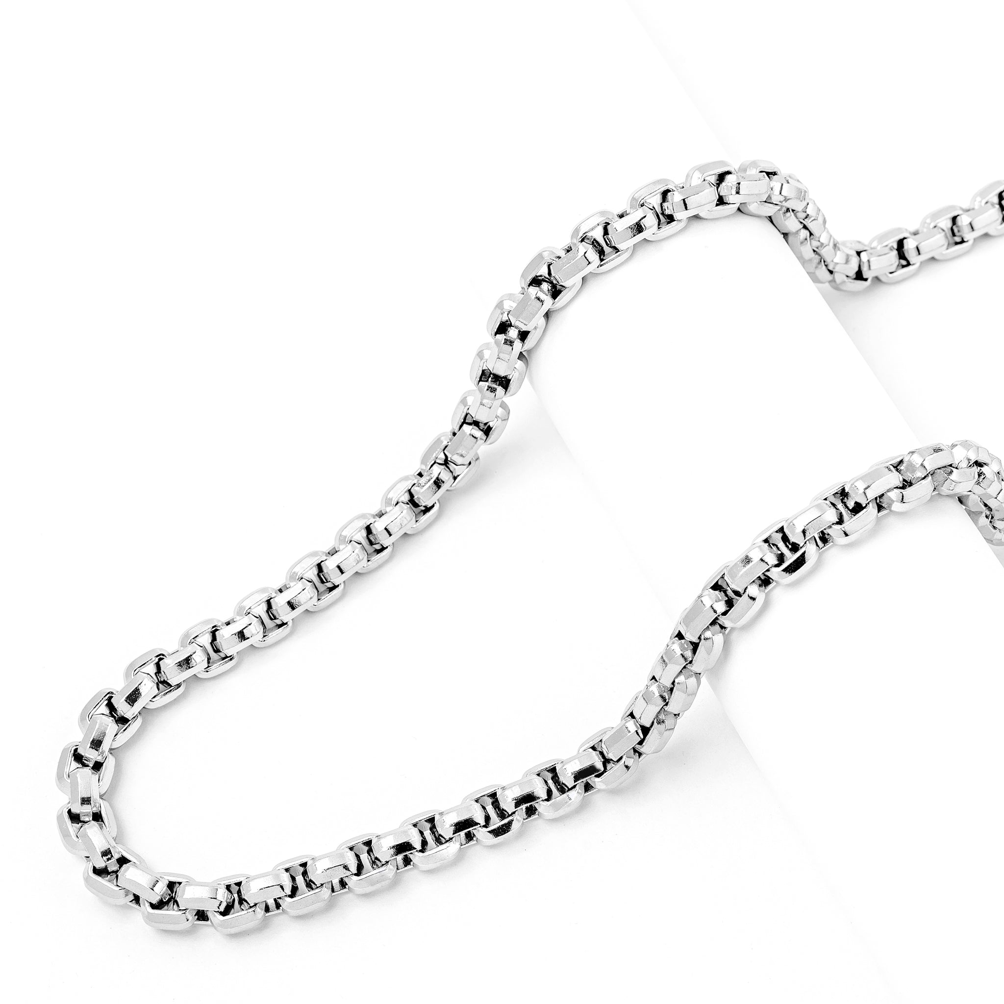 Big Daddy 8MM Silver Steel Franco Box Chain - Chain