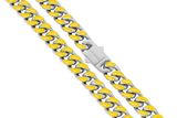 Big Daddy 9MM Enamel Yellow Steel Cuban Chain - Chain