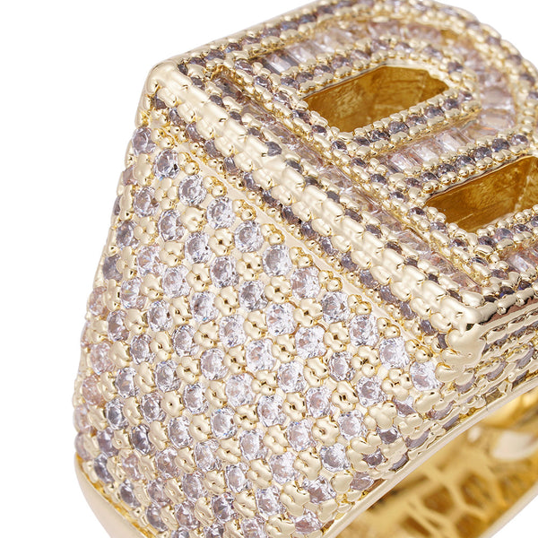 Big Daddy ’Bless Up’ Baguette Diamond Ring - Ring