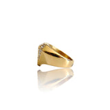 Big Daddy Bling Diamond Shape Gold Ring - Ring